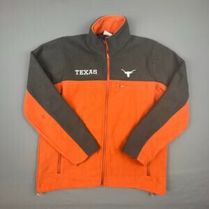 Texas Longhorns Fleece Jacket Youth XL Burnt Orange Black